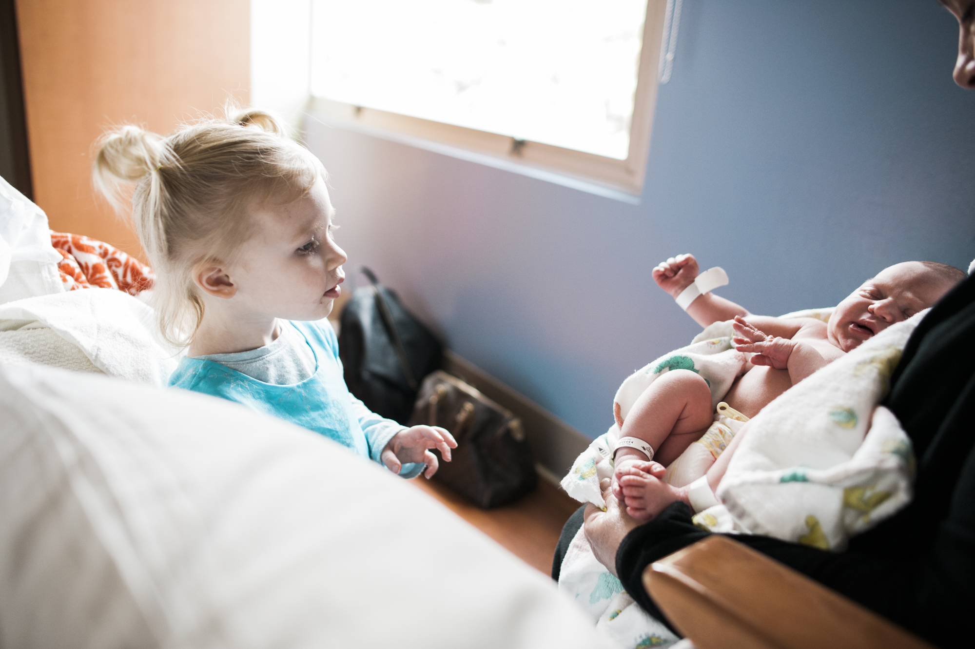 San Diego Newborn Lifestyle Hospital Photography