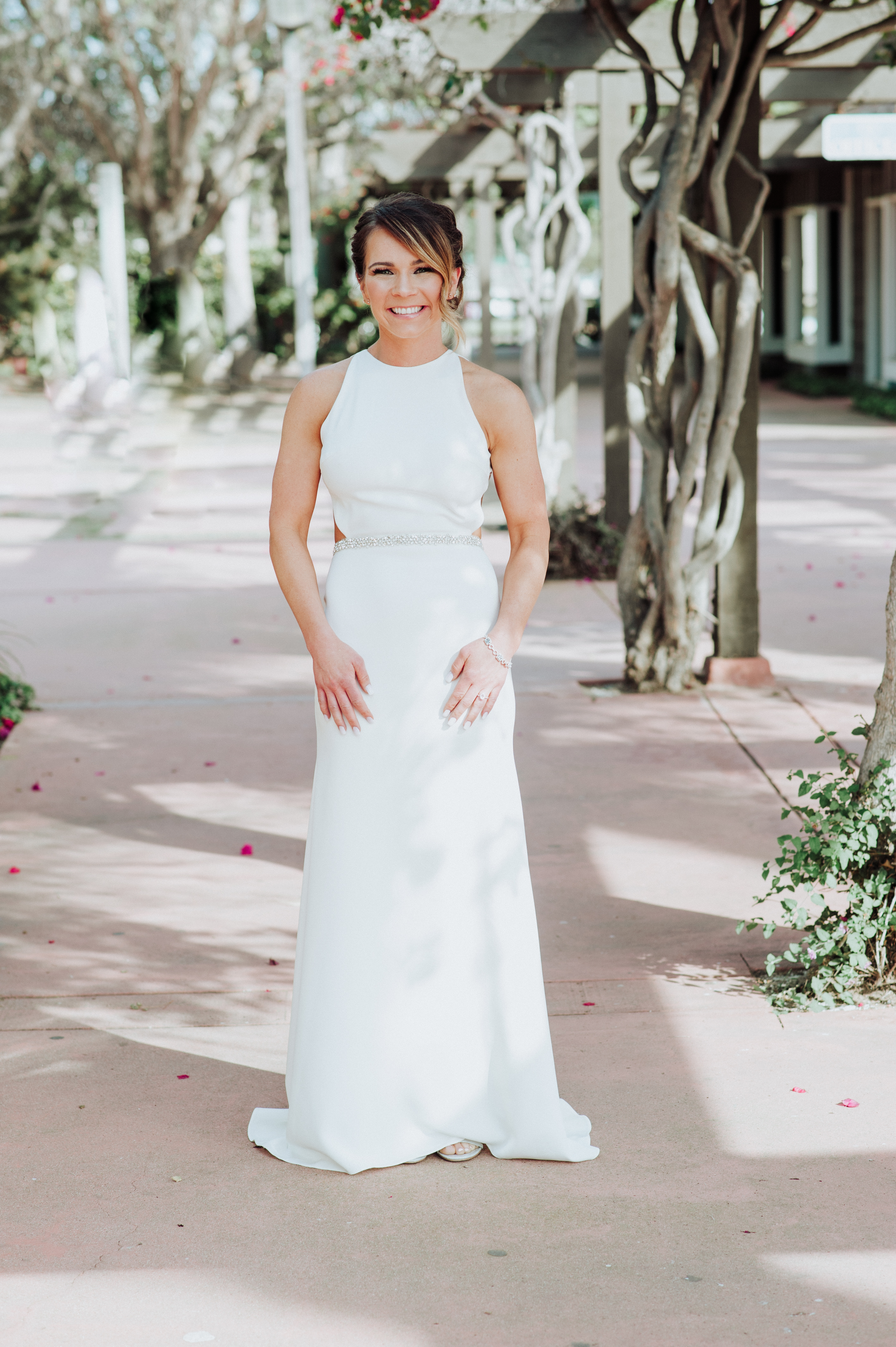 Bridal portraitsat a Romantic Style San Diego Wedding at Marina Village by Kylie Rae Photography