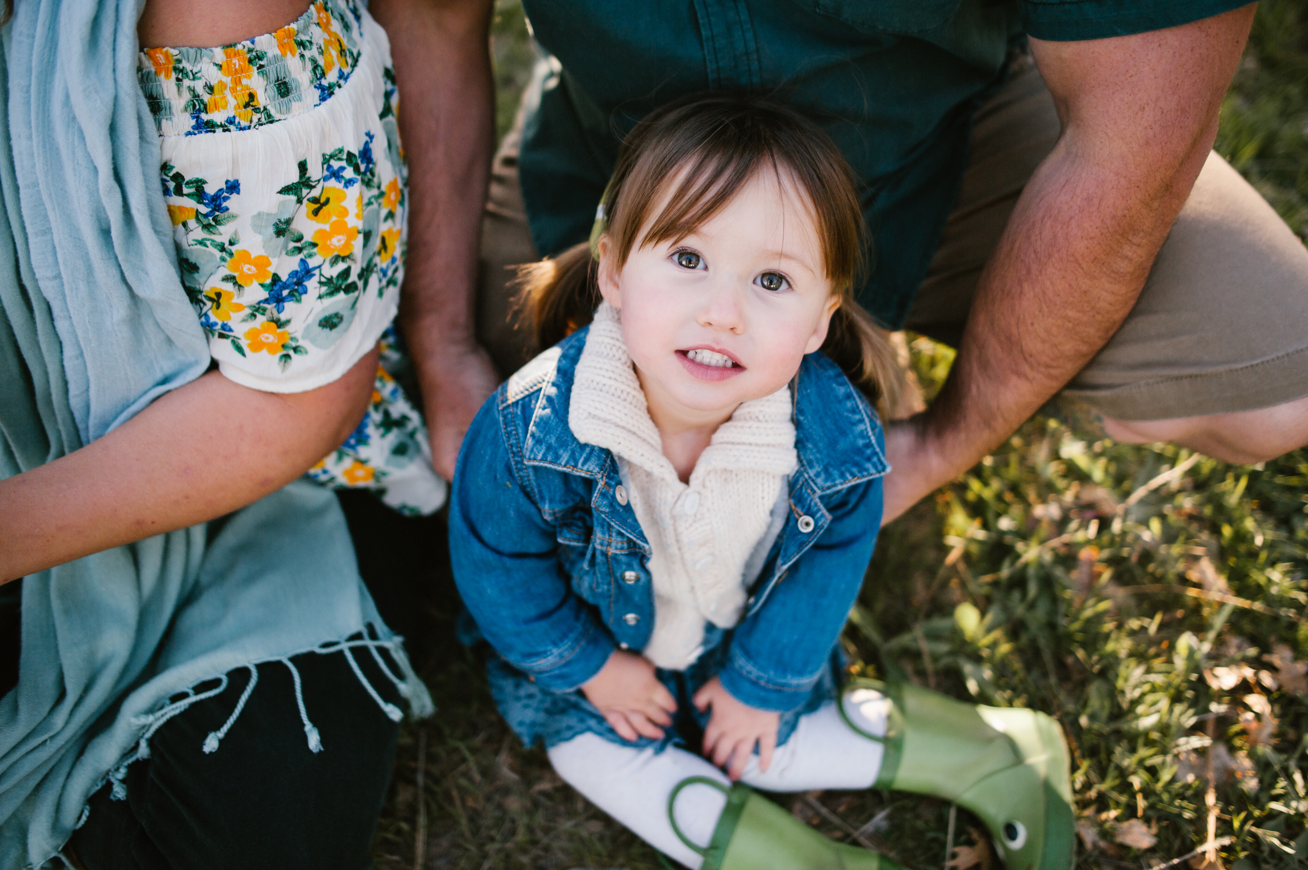 Pig tailsat a Family Session at Lake Cuyamaca by Kylie Rae Photography