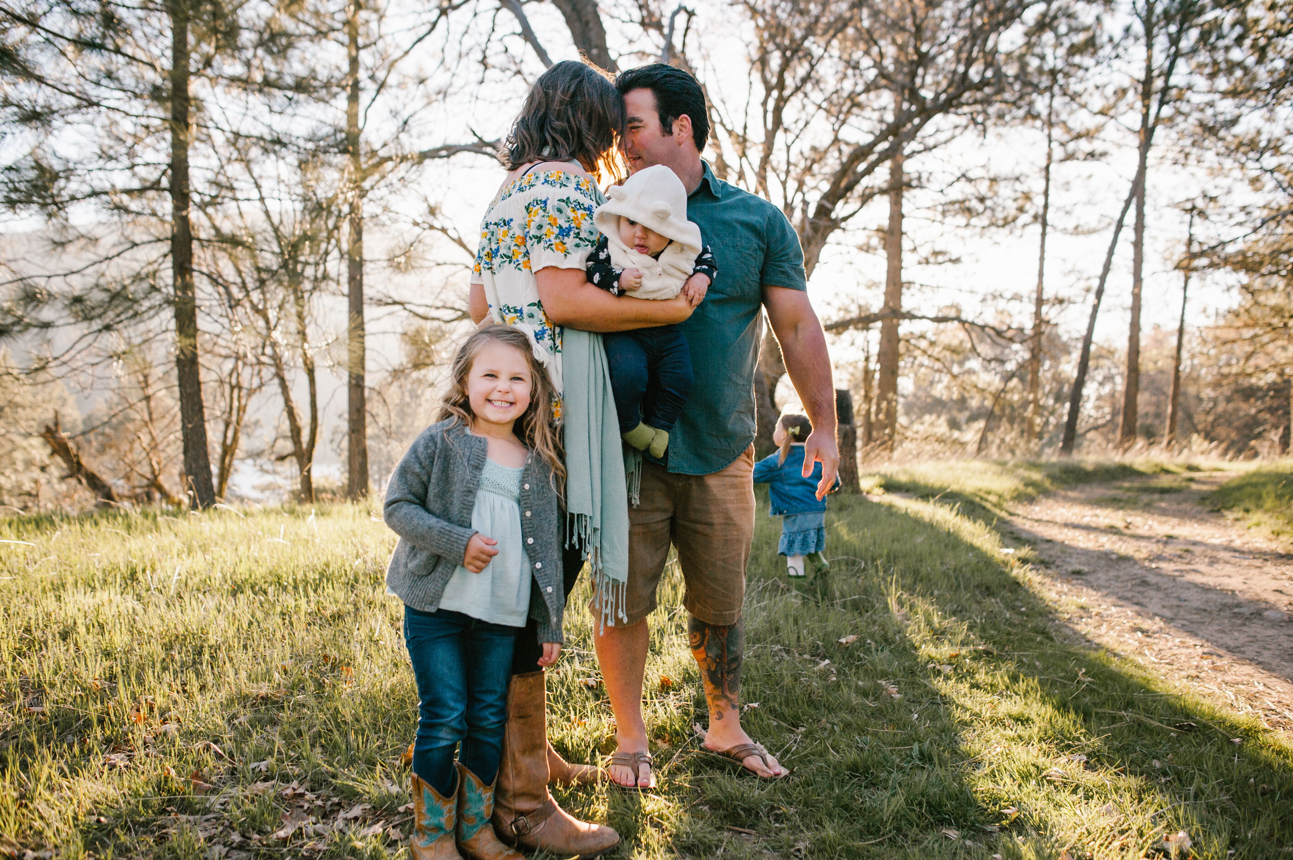 Family Loveat a Family Session at Lake Cuyamaca by Kylie Rae Photography