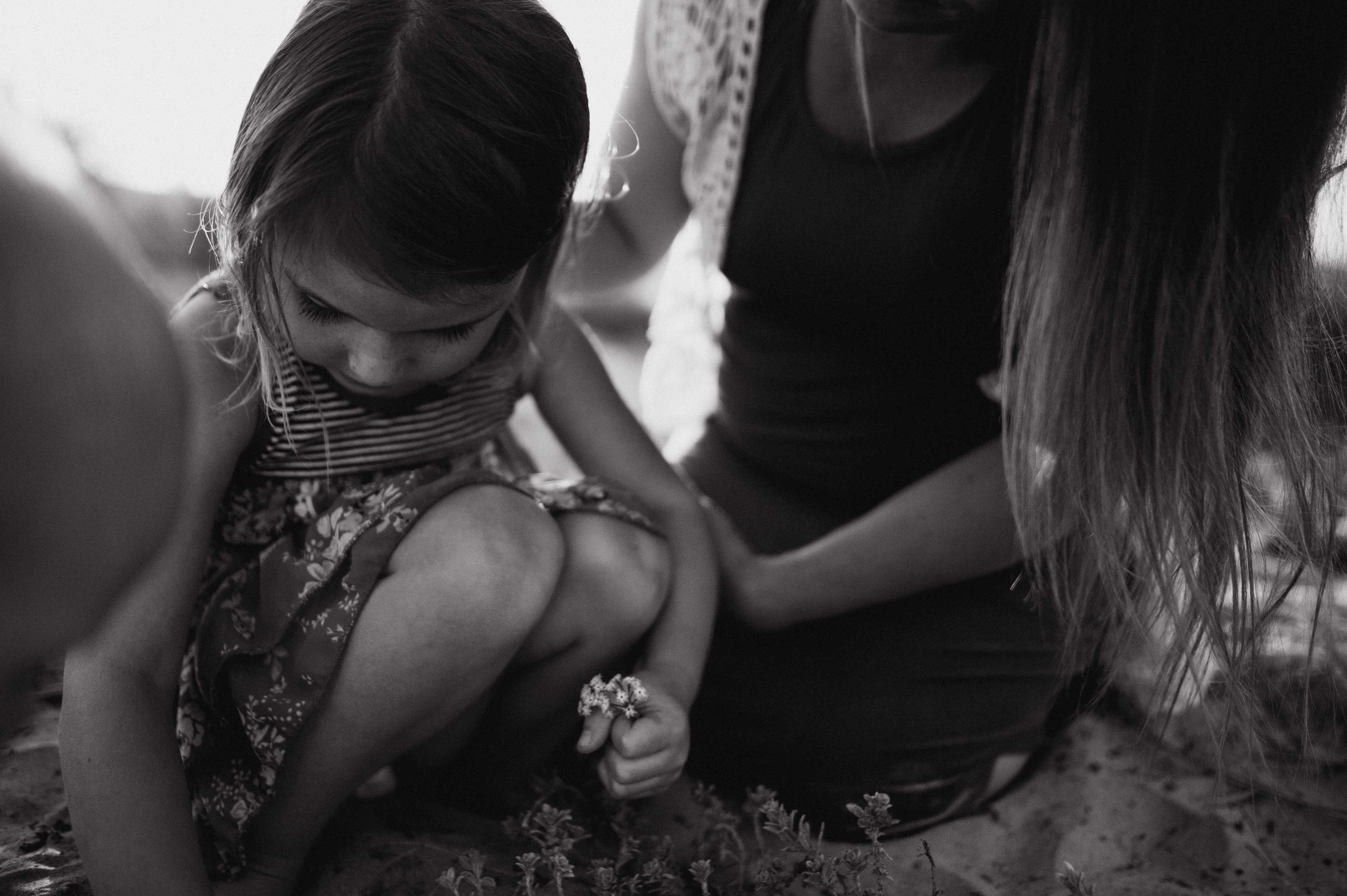 Mother and daughterfamily session at Coronado Beach by Kylie Rae Photography