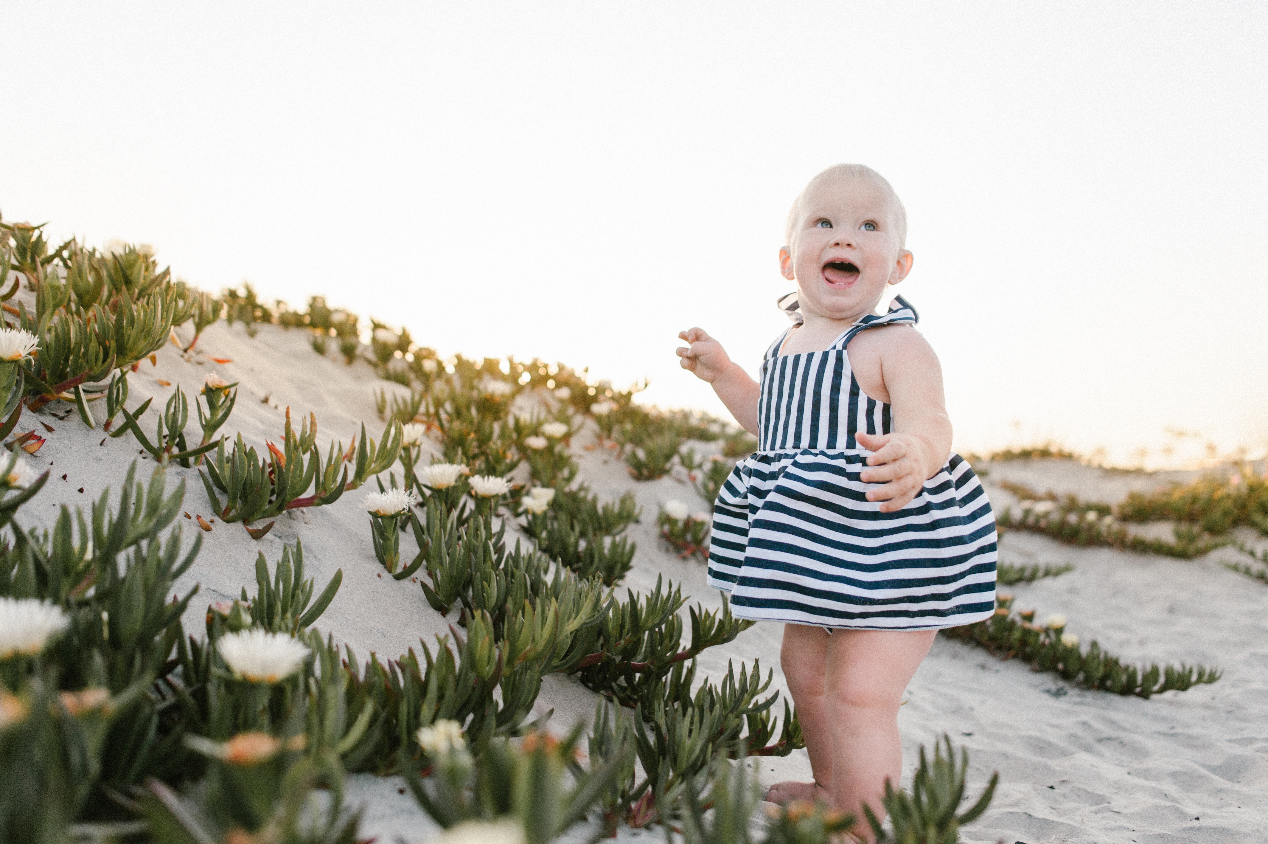 Happy babyfamily session at Coronado Beach by Kylie Rae Photography