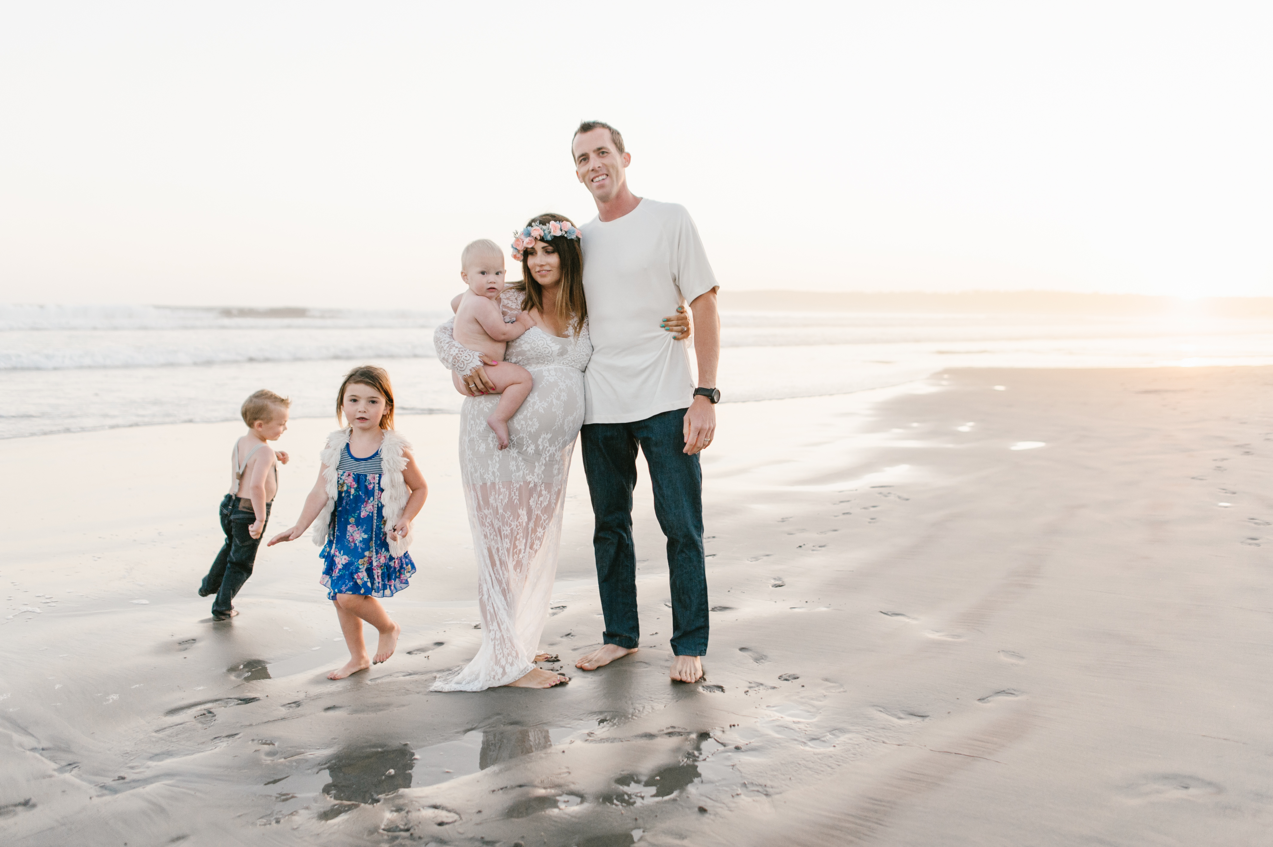 family session at Coronado Beach by Kylie Rae Photography