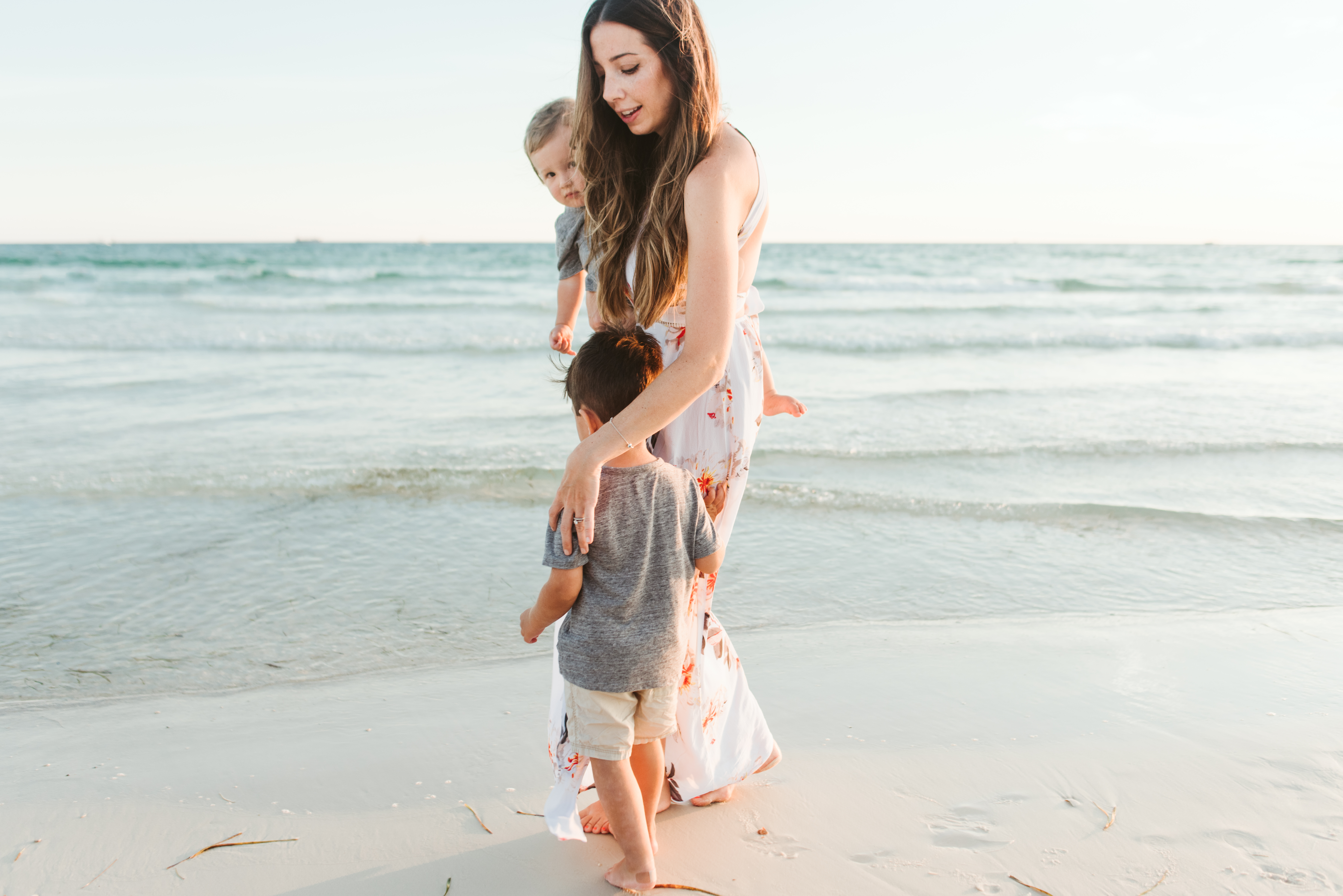 St. Andrews State Park in Panama City Florida Extended Family Beach Session by Kylie Rae Photography