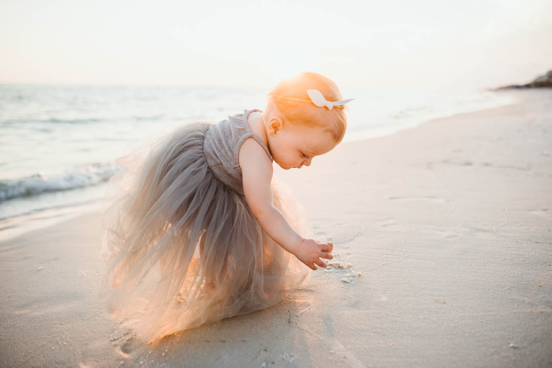 Sequin Dress Family Session in Rosemary Beach Fl by Kylie Rae Photography