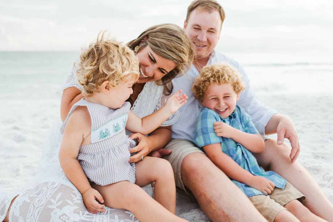 Family Photo Session at Grayton Beach State Park in Florida by Kylie Rae Photography