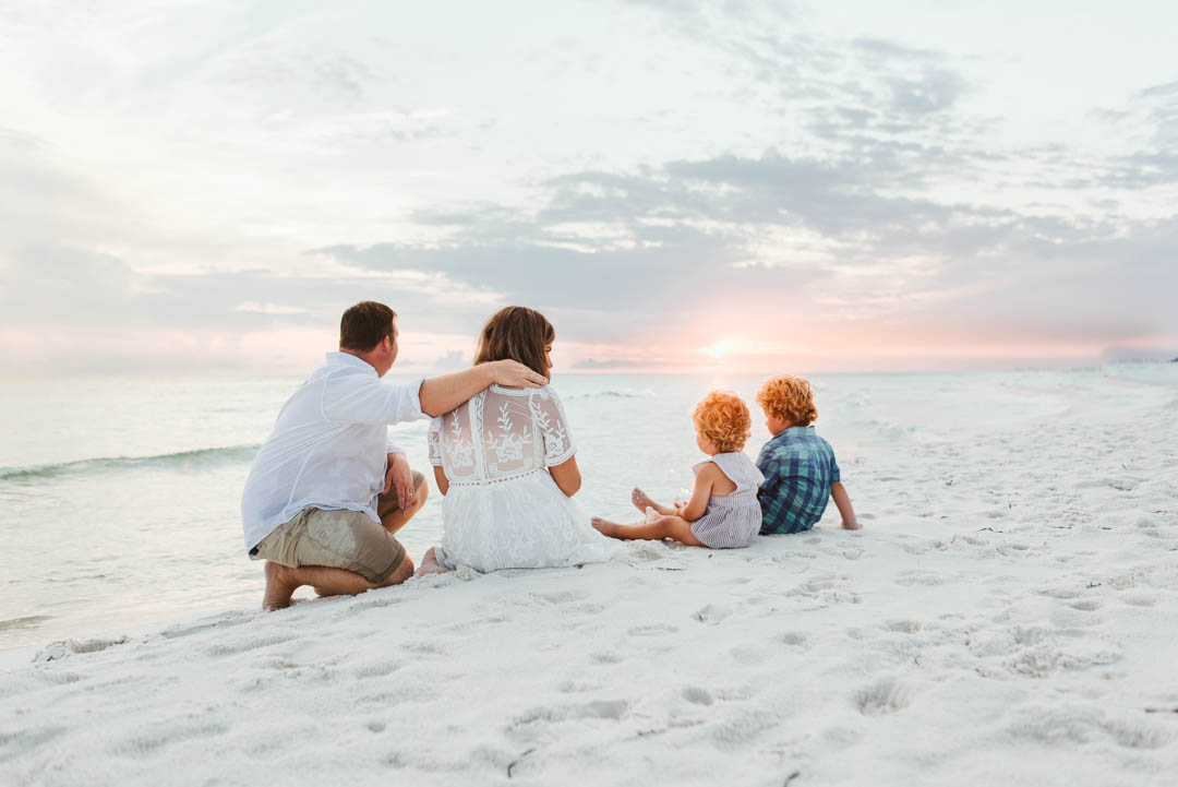 Family Photo Session at Grayton Beach State Park in Florida by Kylie Rae Photography
