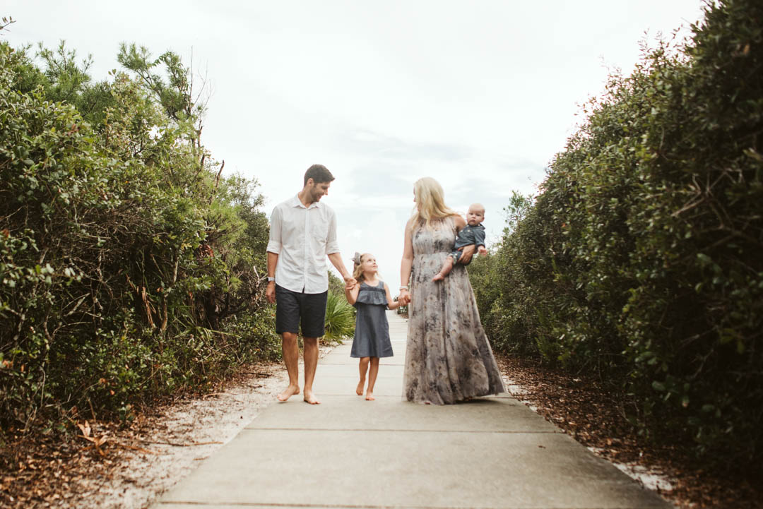 Beach Family Session in Rosemary Beach Florida by Kylie Rae Photography