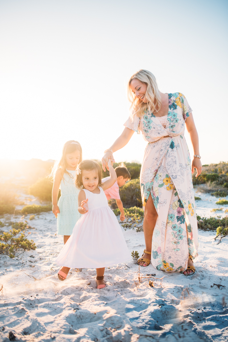 Beach Family Session in Destin Florida by Kylie Rae Photography