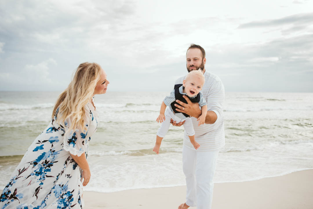 Family Beach Photos at Grayton Beach Florida by Kylie Rae Photography