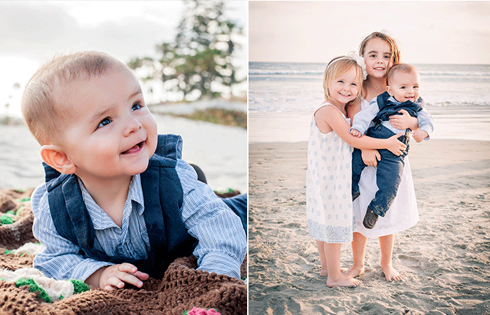 sibling love beach photoshoot