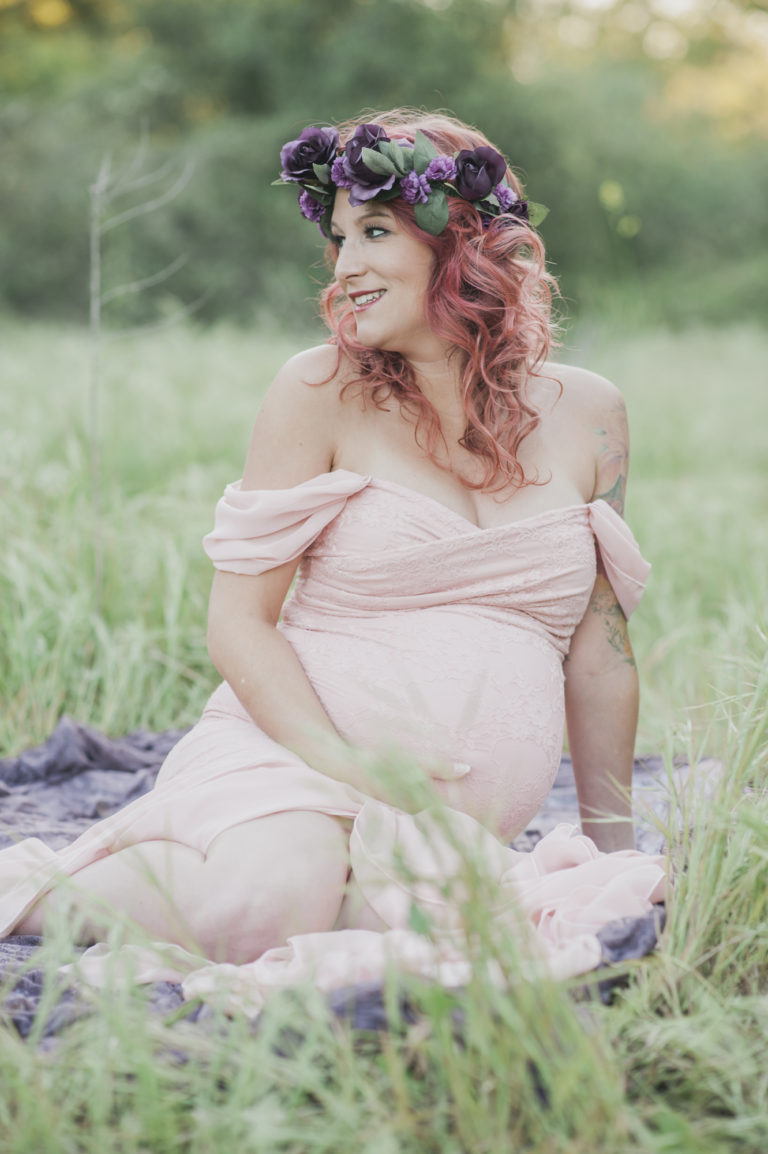 bohemian maternity shoot