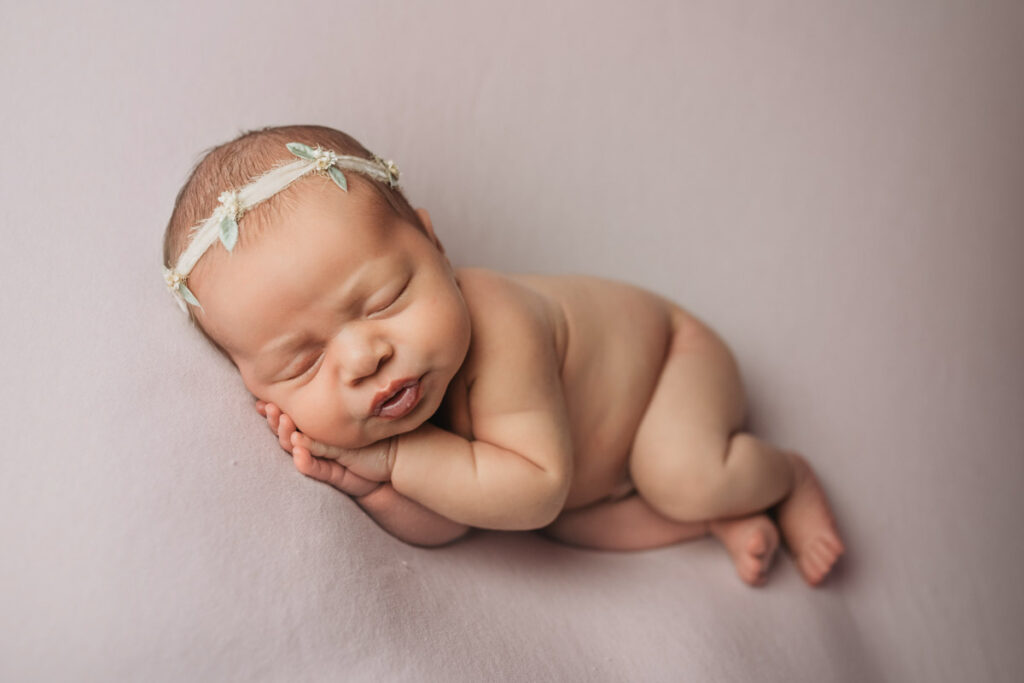 posed newborn photography in destin florida by kylie rae photography